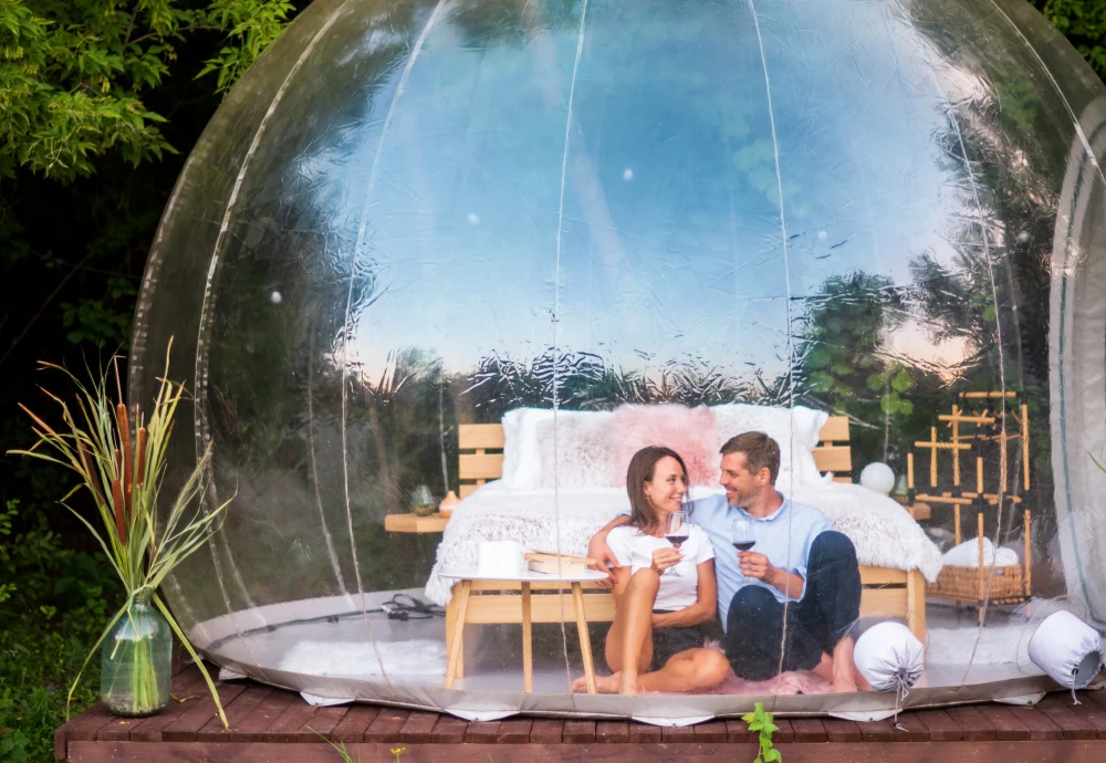 buying an inflatable bubble tent