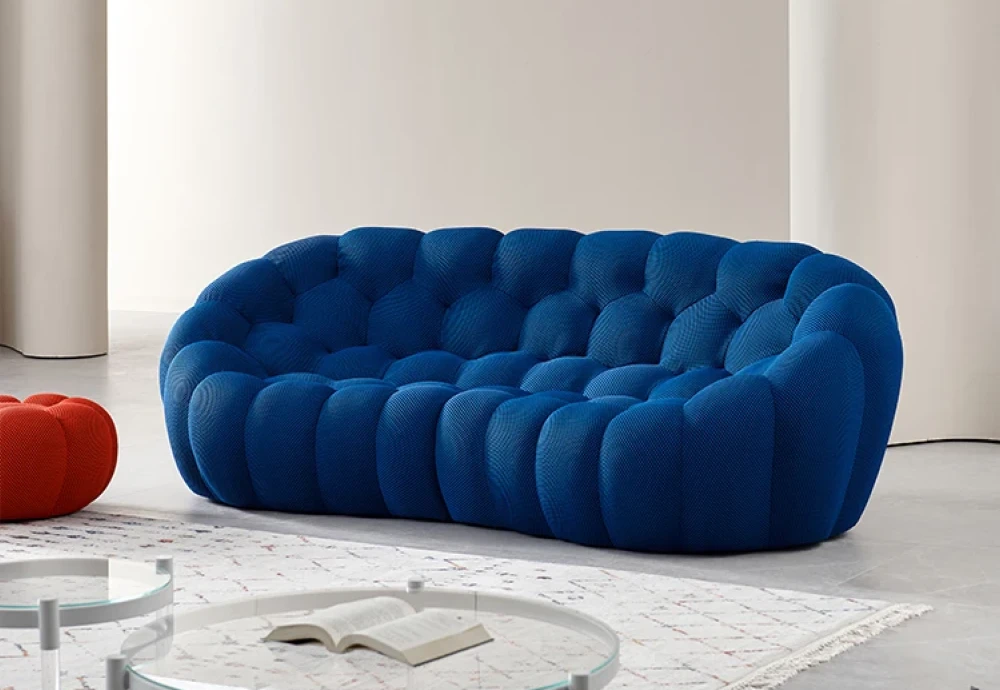 bubble blue sofa